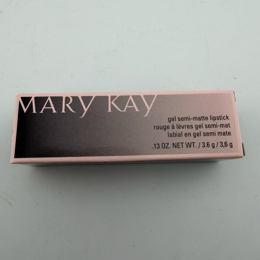 Mary Kay Gel Semi-Matte Lipstick 0.13oz "Rich Truffle" NIB Brown Neutral 089641